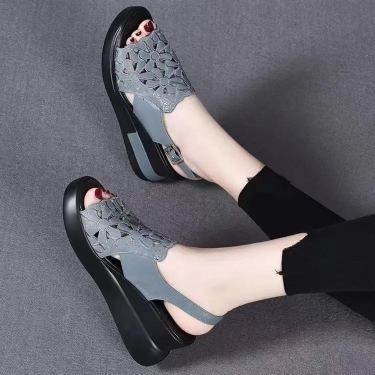 Straight Buckle Roman Sandals For Women's Casual Sports Trendify