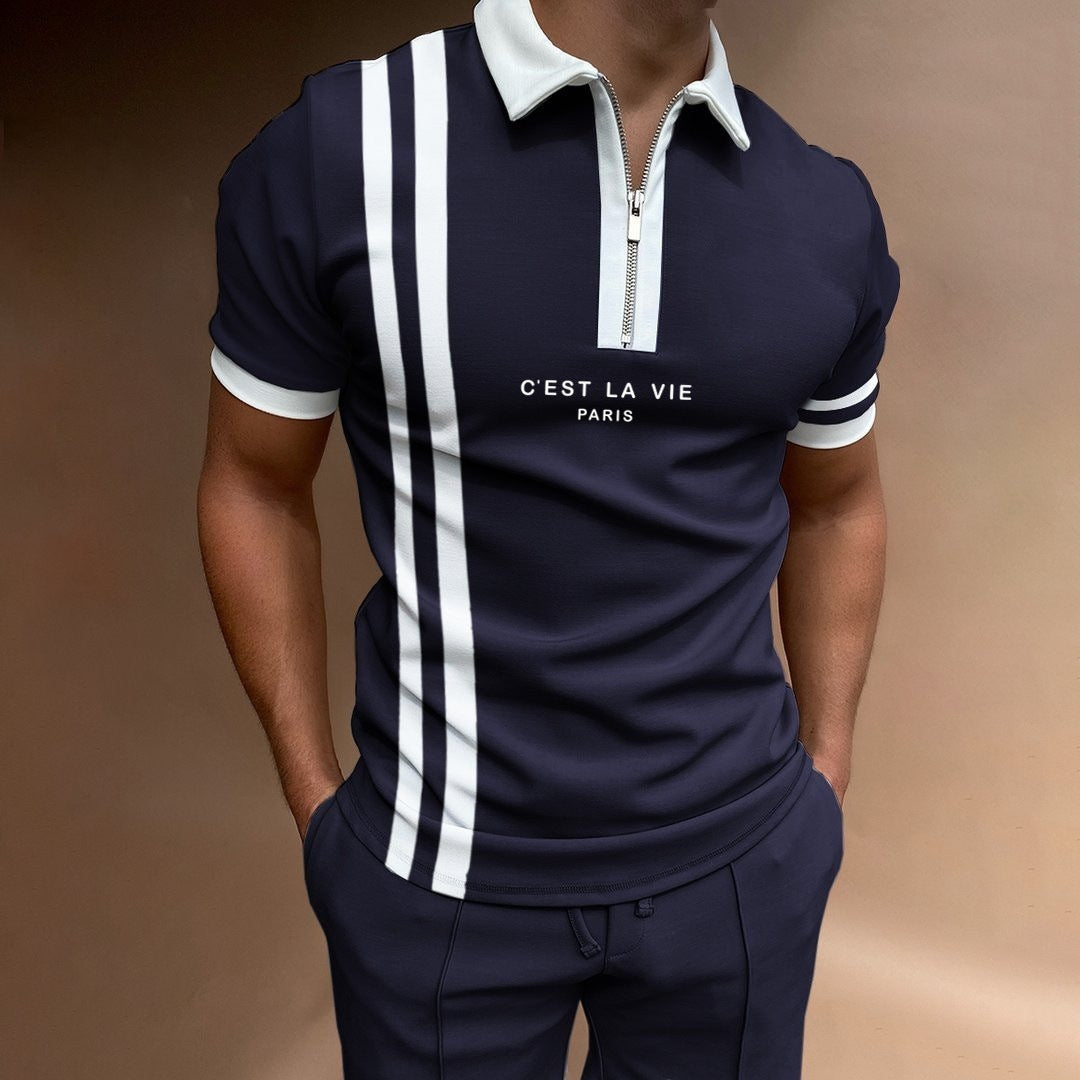 Cool Comfort Zip Polo Shirt