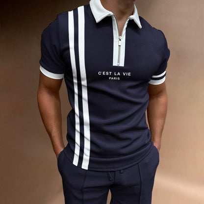 Cool Comfort Zip Polo Shirt