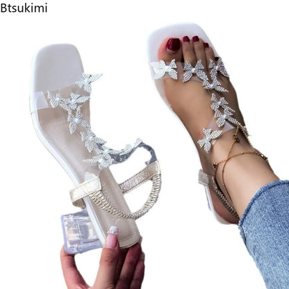 Sparkling Butterfly Sandals