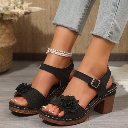 Women's Chunky Heel Sandals